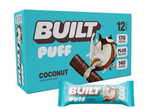 Built Coconut Puff Protein Bars 1.41oz 12ct